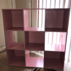 11” 9 Shelves In Pink.