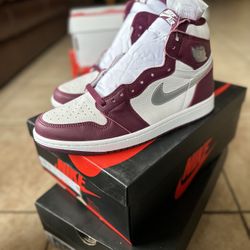 Jordan 1 Hi “Bordeaux” size 10