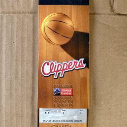 NBA ‘99-‘00 LA Clippers VIP Game 1 Staples Center Inaugural Season Tickets