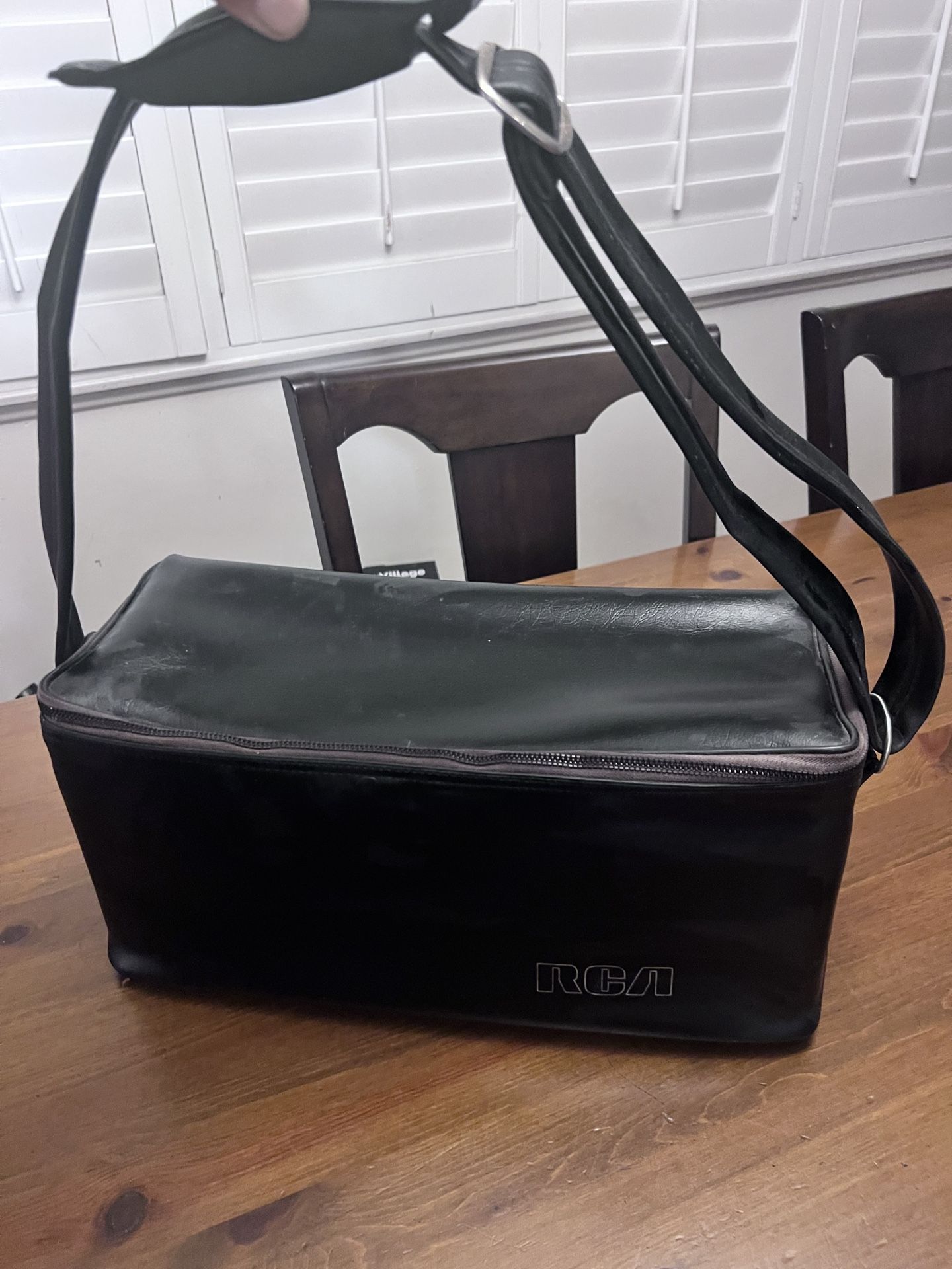 Vintage Leather RCA Camcorder Case