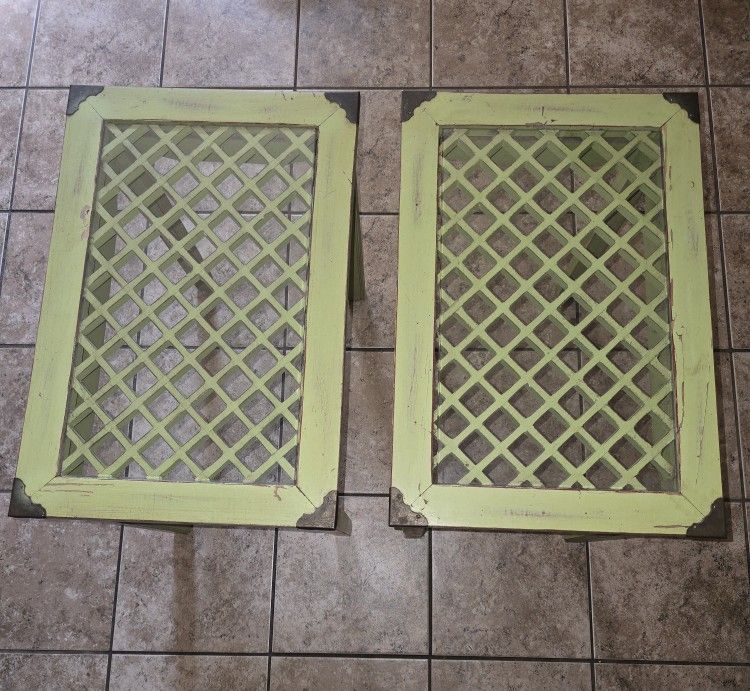 End Tables With Glass Tops