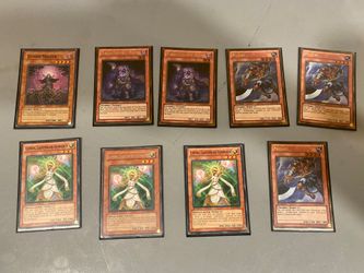 9 Yugioh Cards