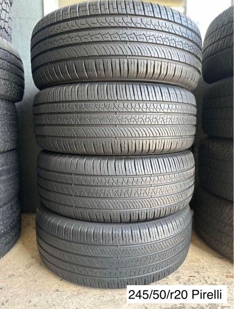 245/50/r20 Pirelli ALL FOUR (4) TIRES