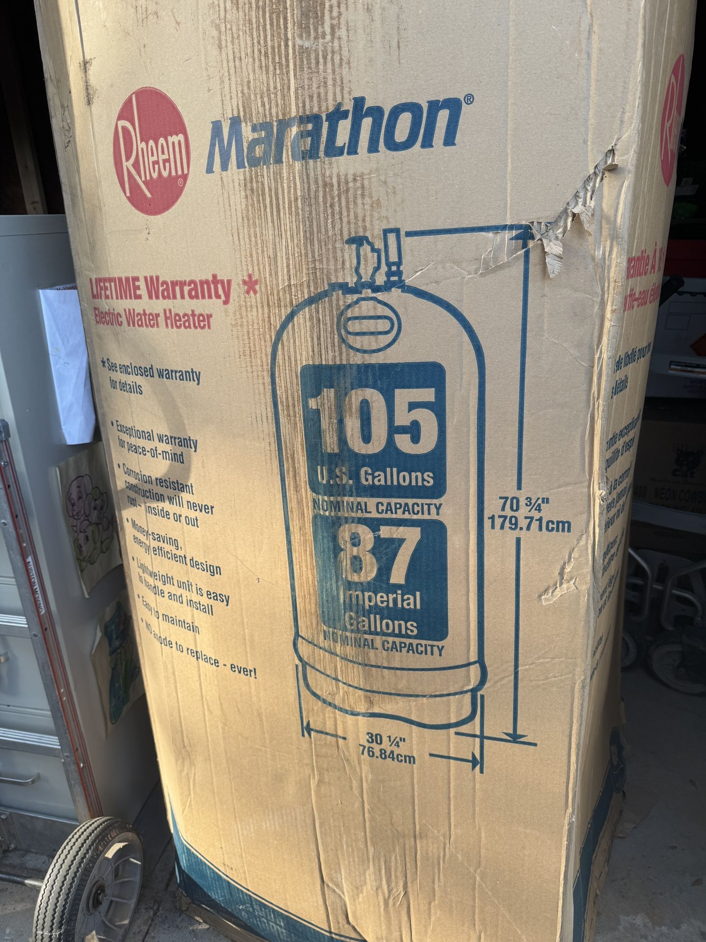 105 Gallon water Heater .. 