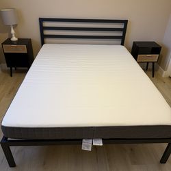Queen bed with firm mattress