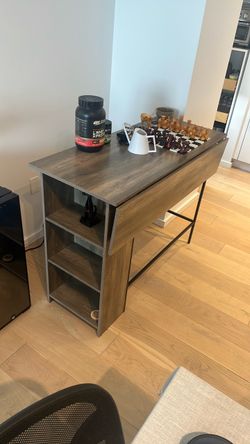 Wood and Metal foldable table