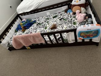 Twin Toddler Frame And Mattress.