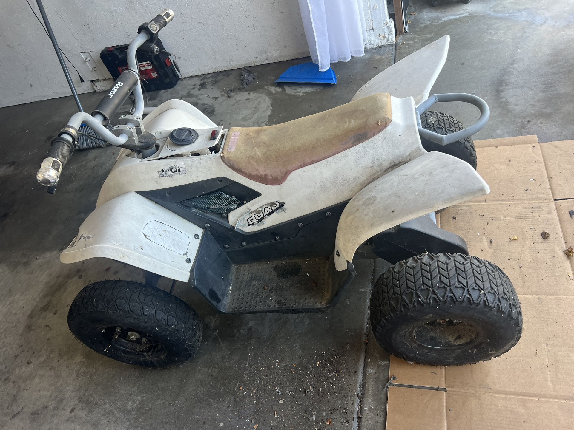 RZR electric Motor Cycle-missing Battery And Charger