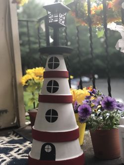 Solar power light house custom made on order