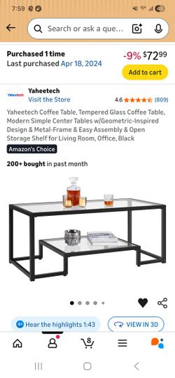 Glass Coffee Table