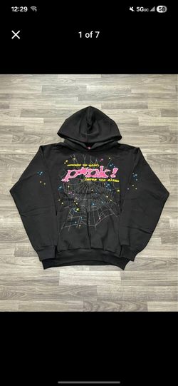 Sp5der Black P*nk Hoodie