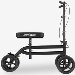 Economy KneeRover® Steerable Knee Scooter Black - New Open Box 