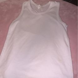 Plain White Tank Top