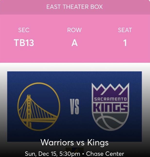 “Theater Boxes” Watch the game, from a different perspective for only $150 I have 4 seats.