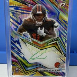 2025 Topps Resurgence Quinshon Judkins Neon Initiates Auto RC /99 Browns