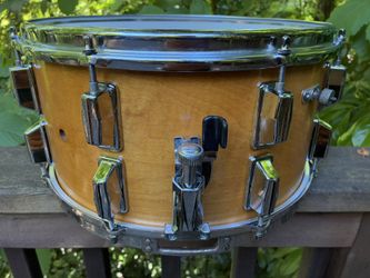 14” x 7” Vintage Wooden Snare Drum