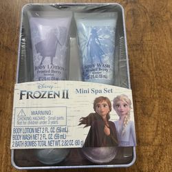 Disney’s frozzen mini spa set
