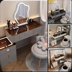Smart Vanity with wireless charger and speaker