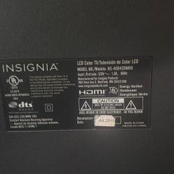 40” Insignia TV (1080p HD) – Works Perfect – Cheap