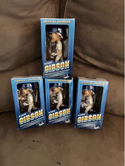 Gibson Dodgers bobble heads Kirk Gibson Dodgers bobble heads