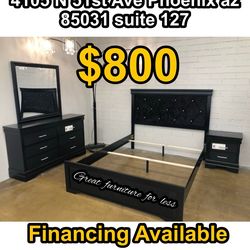 Queen size bedroom set brand new