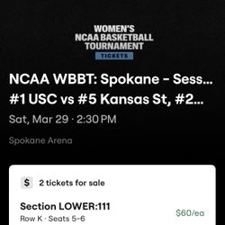 2 March Madness Tix