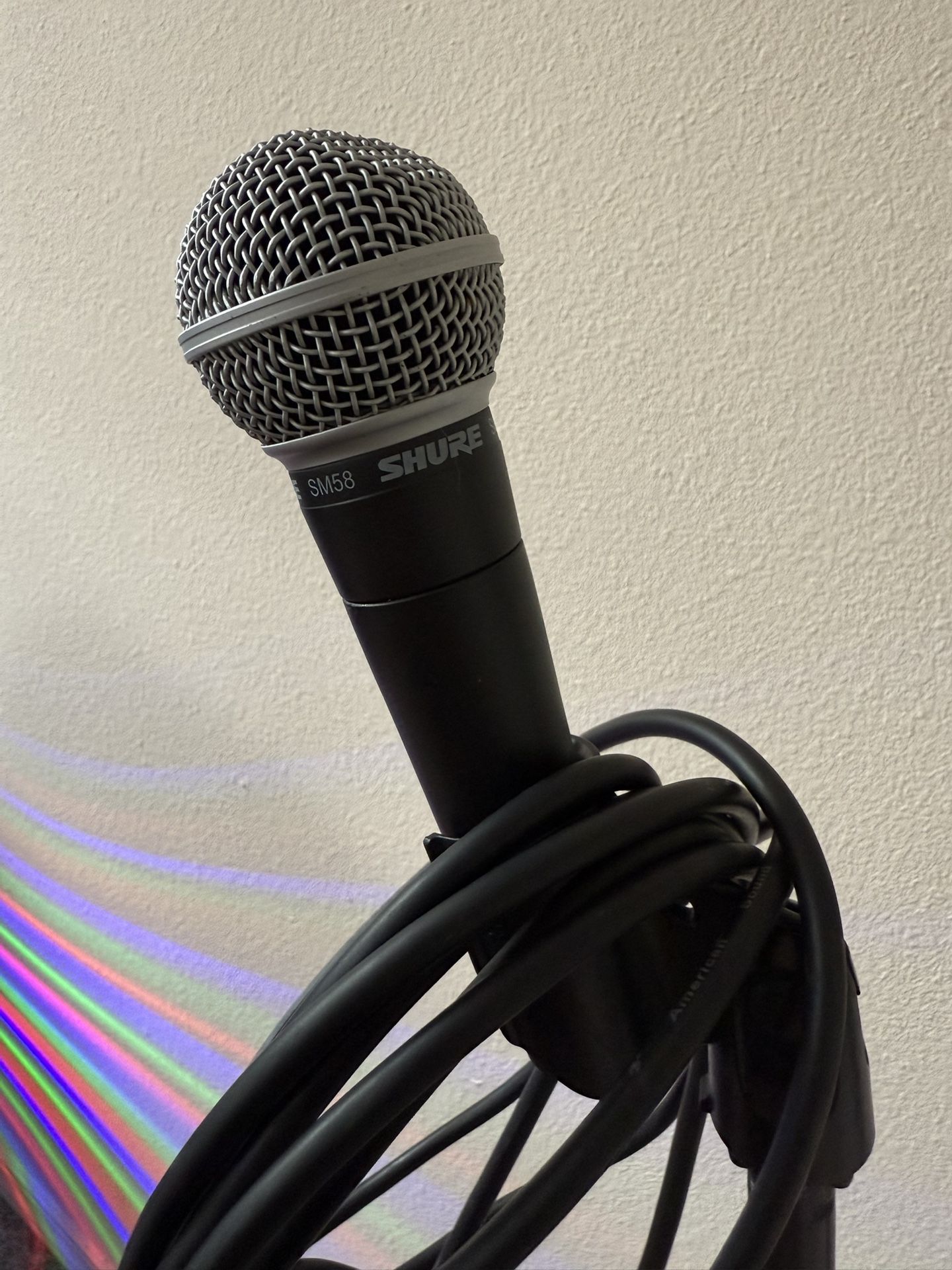 Shure Microphone With Stand
