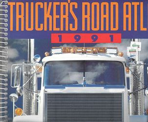 BOOK Trucker's road atlas 1991