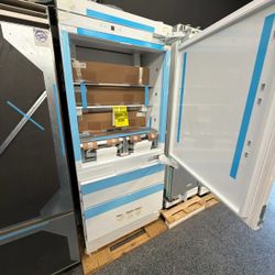 MONOGRAM 36” inch panel ready built in refrigerator new on pallet