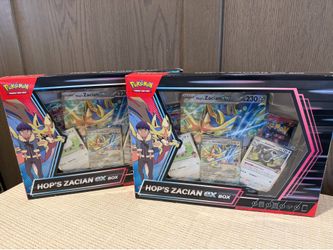 Pokemon hops zacian ex box