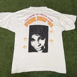 Vintage 90s 1995 Funk Fest Zapp & Roger Band Tee Concert Shirt 