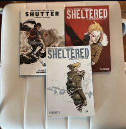 Graphic Novel Set Of 3 Like New Condition Sheltered