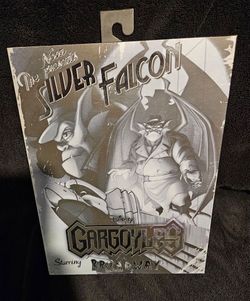NECA Gargoyles Detective Broadway as Silver Falcon Action Figure 7in. Figure NIB