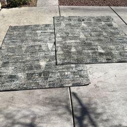 (2) 9 ft. x 7 ft. AREA RUGS FOR SALE