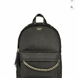 Victoria Secret Black Tassel And Chain Backpack Purse-$5
