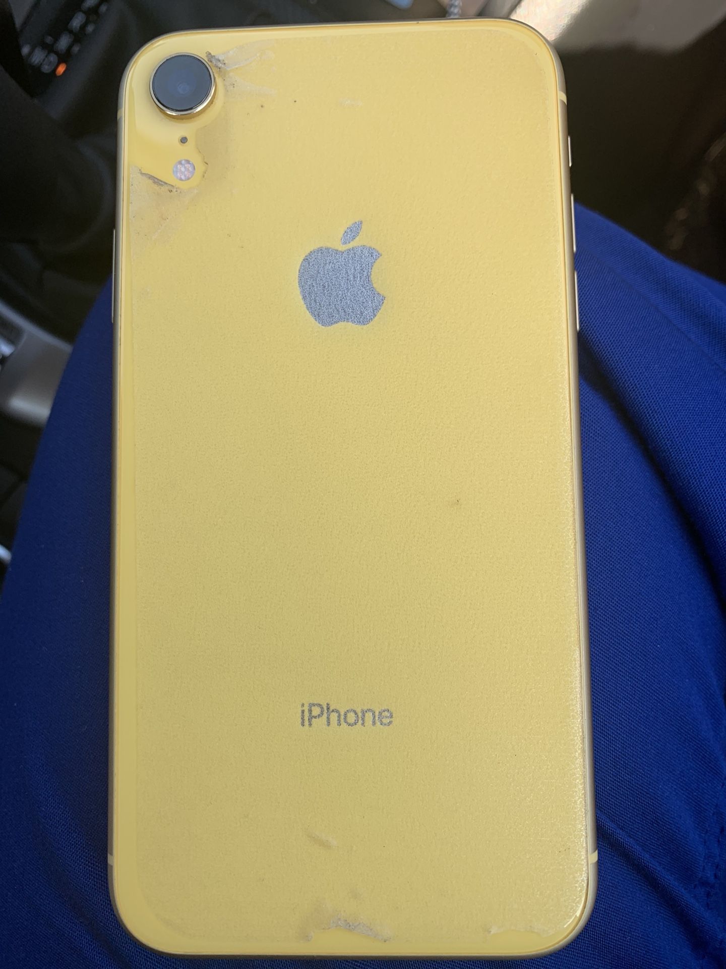 Yellow IPhone XR