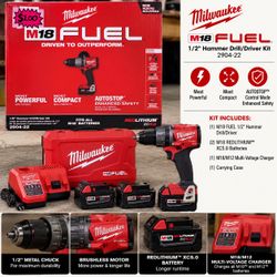 Milwaukee M18 FUEL ½-inch Hammer Drill/Driver Kit