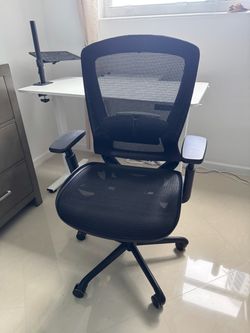 Ergonomic Office Chair ELABEST with Mesh Back and Adjustable Lumbar Support - Black