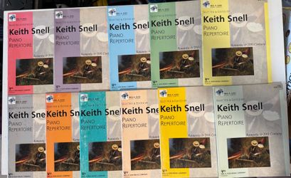 Keith Snell Piano Repertoire Books Lot – Levels Preparatory – 11 Books