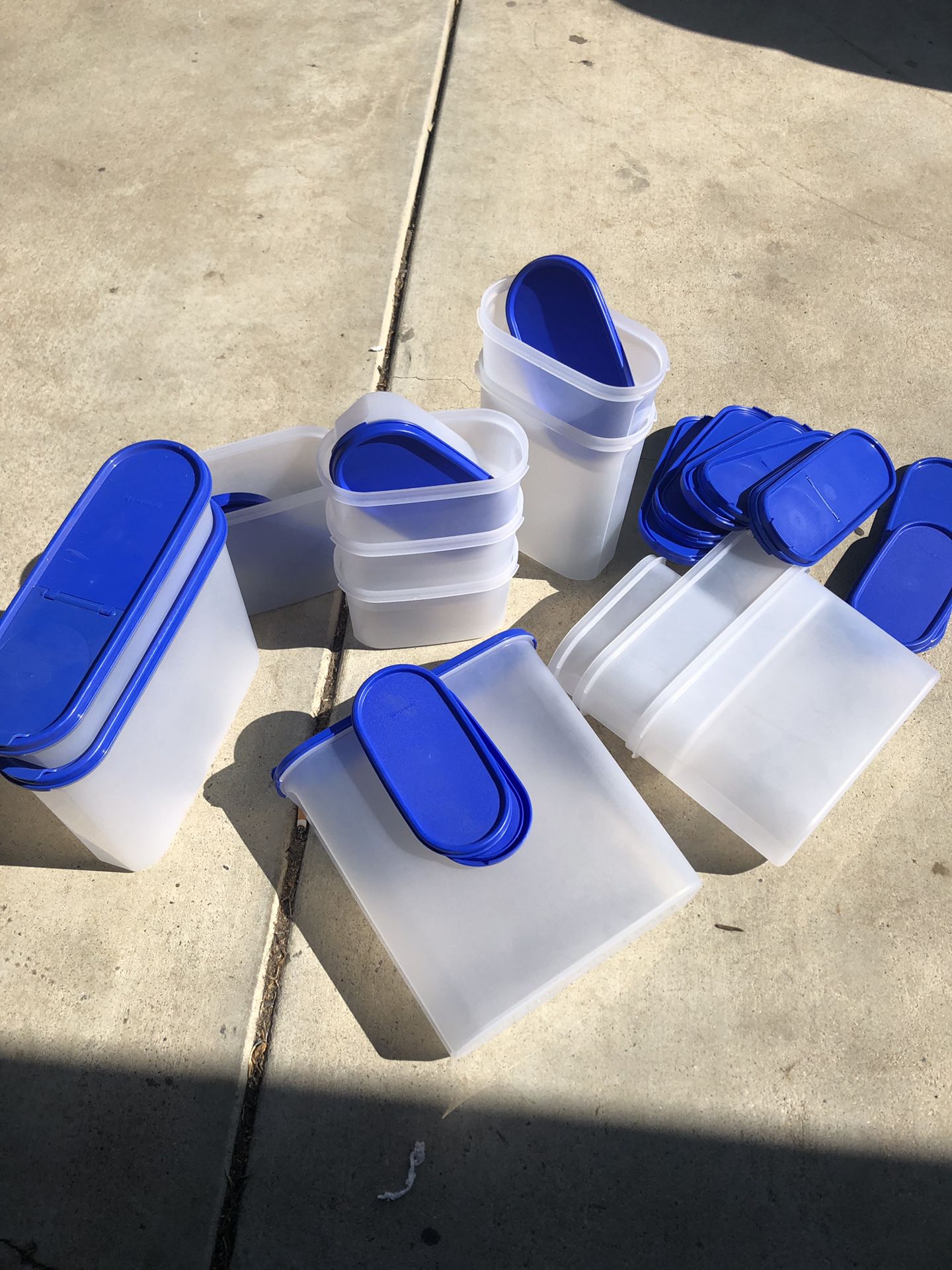 Real Tupperware Brand storage Containers. Only 10$