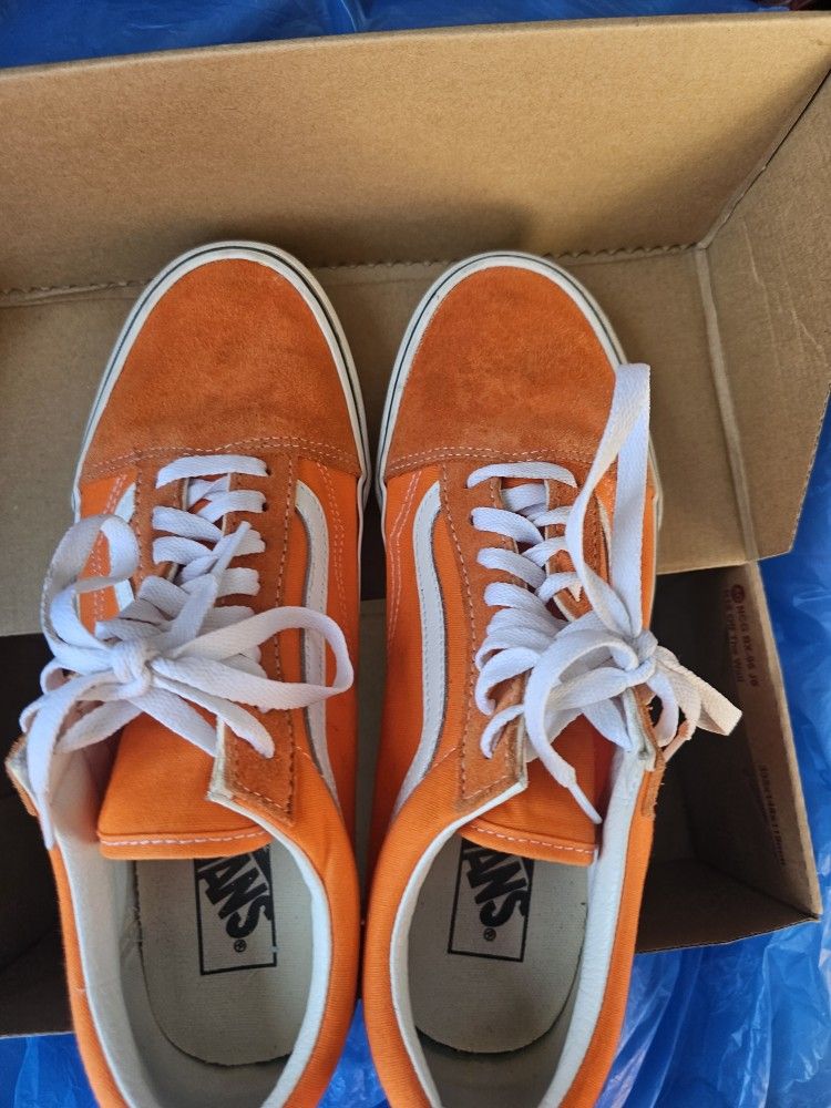 Vans Orange Size 10.5
