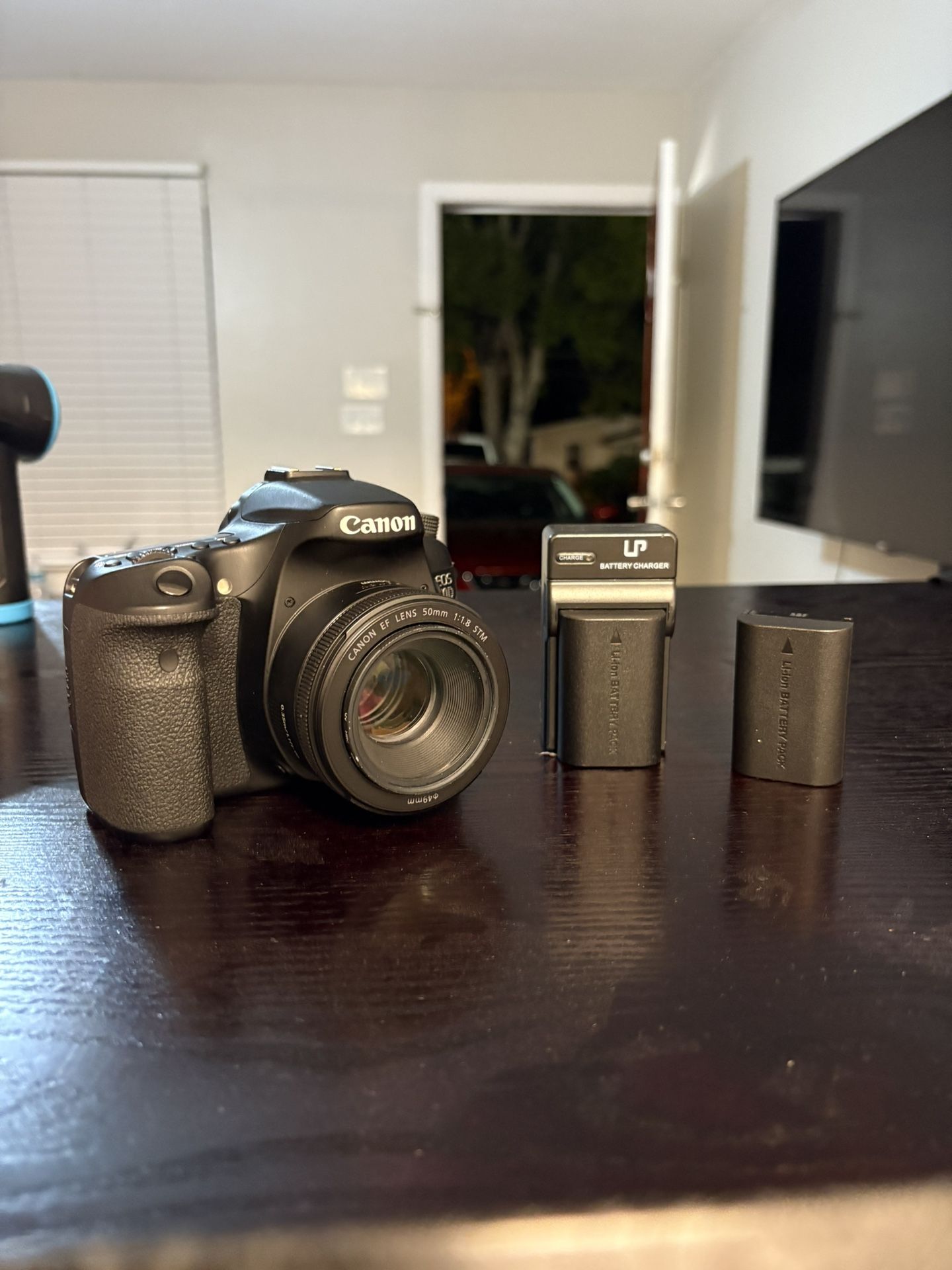 Canon 70D + 50mm 1.8 Lens