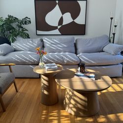 Living Spaces Sofa (3 Piece Reclining) 