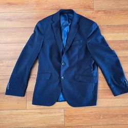 Men's Kenneth Cole Reaction Techni-Cole Slim-Fit Navy Blue Suit Jacket 38 Short