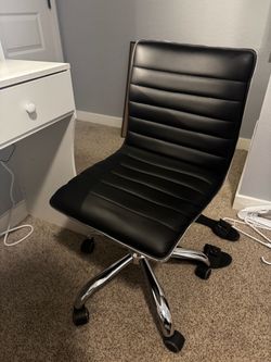 Black Vanity Chair