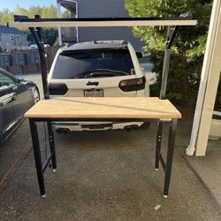 Kennedy Series Workbench with Oiled Butcher Block 1.75" Thick Top