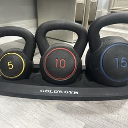 Gold Gym Kettlebell Set