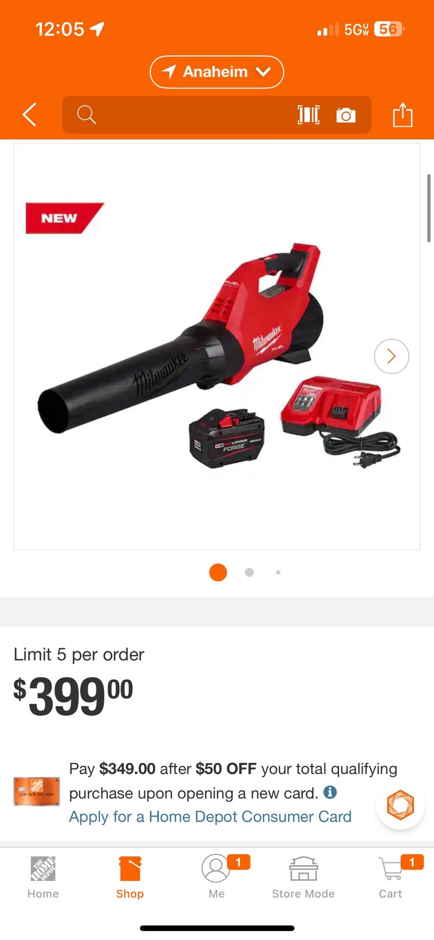 New M18 Fuel Blower With Forge 12.0 Battery