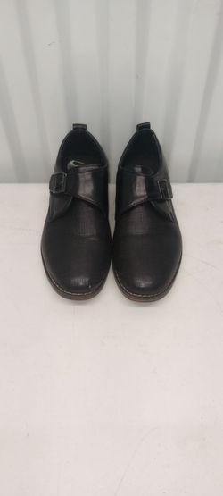 Black Monk Strap Dress Shoes Size 2