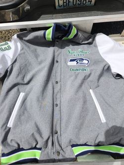 2013 SEATTLE SEAHAWKS SUPERBOWL JACKET 5XL